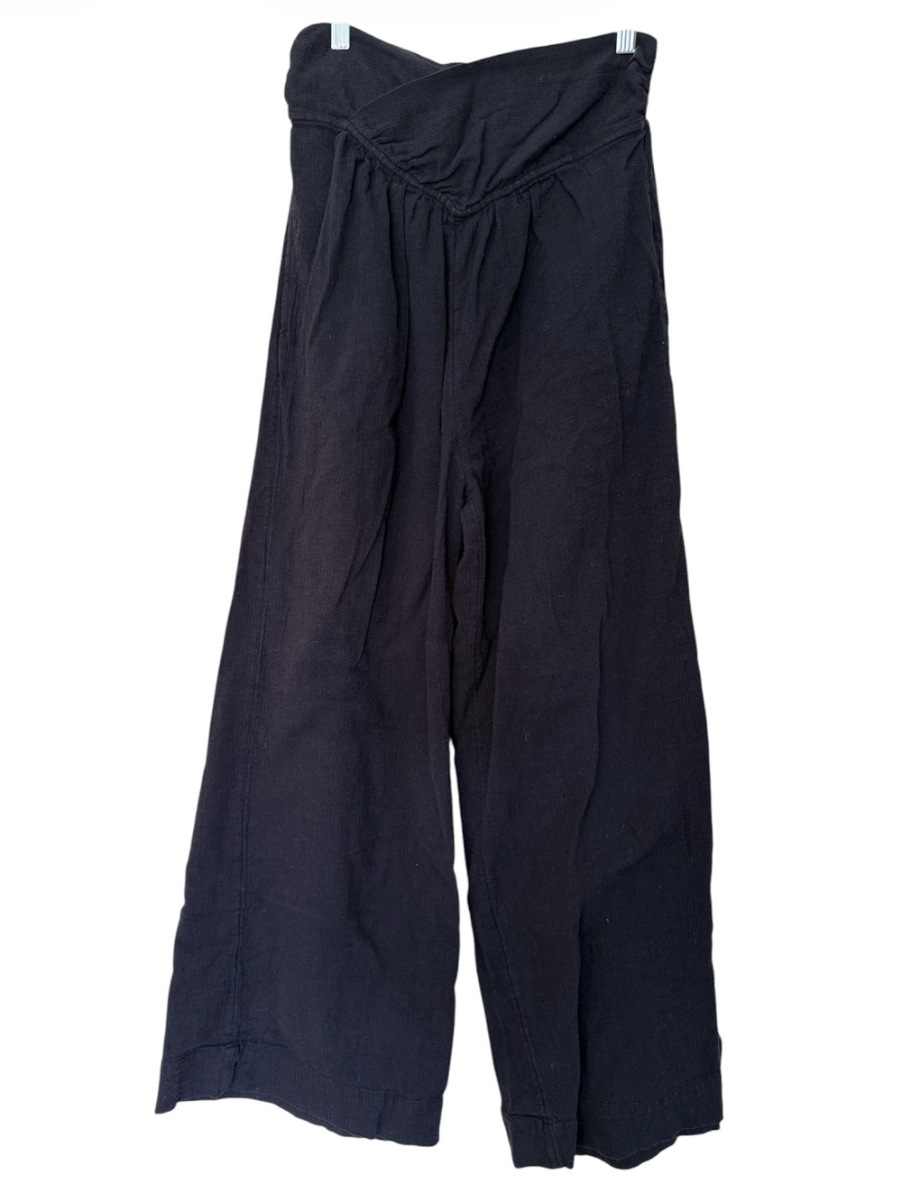 Free People linen wide leg pants